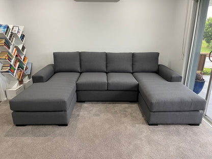 2800mm Larkham Double Chaise lounge with 4 Seats - Leisure Lounges