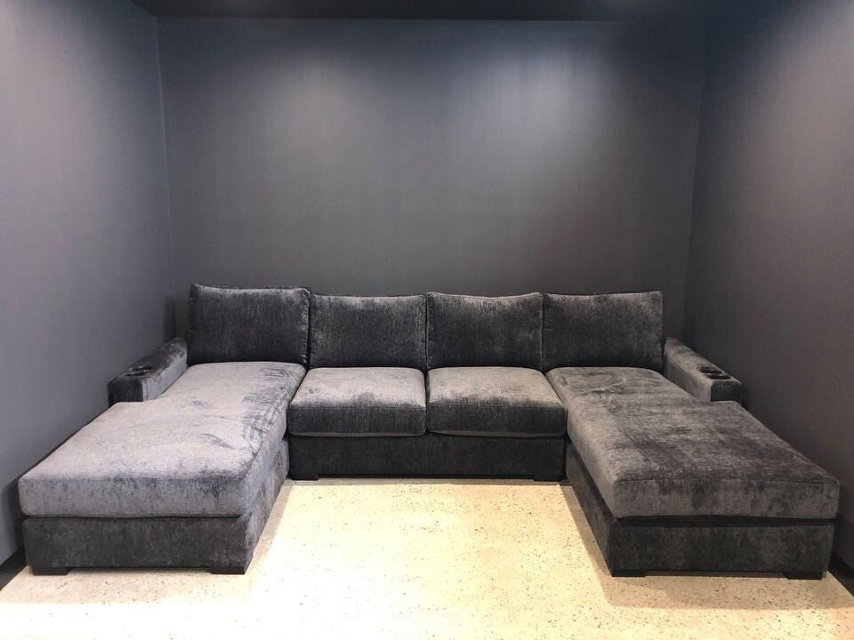 2800mm Larkham Double Chaise lounge with 4 Seats - Leisure Lounges