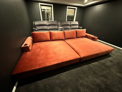 Dream Coat daybed - Angled back. - Leisure Lounges