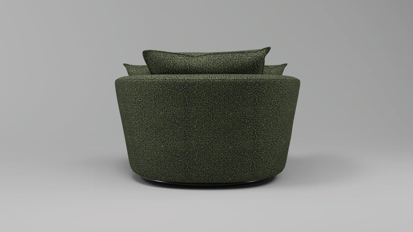 Leopard Swivel Chair - Leisure Lounges