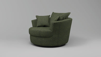 Leopard Swivel Chair - Leisure Lounges