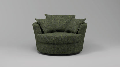 Leopard Swivel Chair - Leisure Lounges