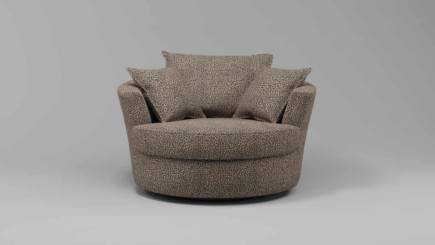 Leopard Swivel Chair - Leisure Lounges