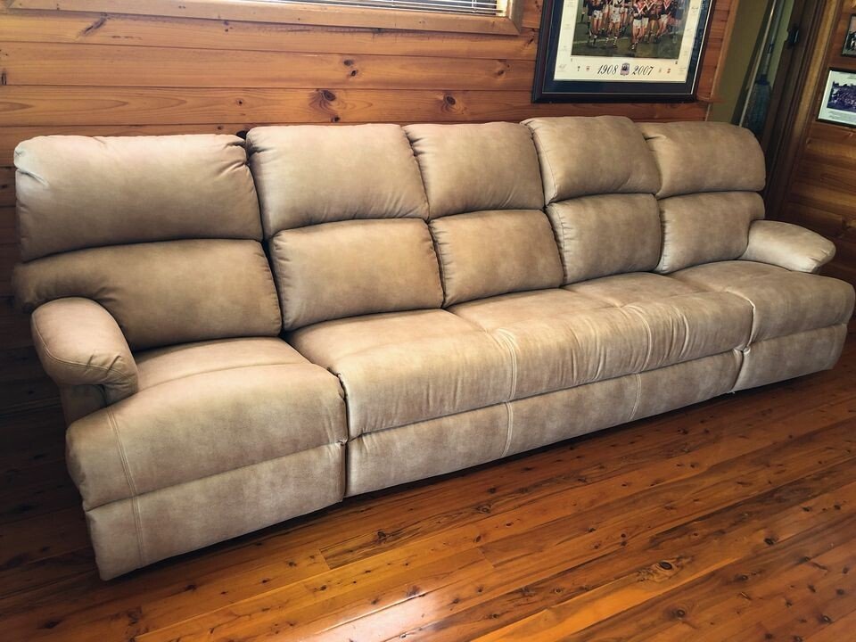 Queenslander 5 seat - end recliners - Leisure Lounges