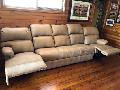 Queenslander 5 seat - end recliners - Leisure Lounges