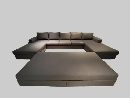 Larkham Dual chaise sofa - 4 meters wide