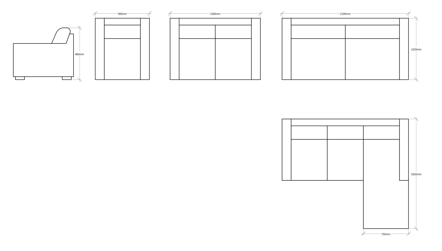 BUTTONED BRENTLEY MODULAR - Leisure Lounges