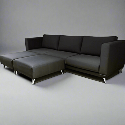CAMPBELLTOWN CHAISE LOUNGE + 2 OTTOMANS - Leisure Lounges