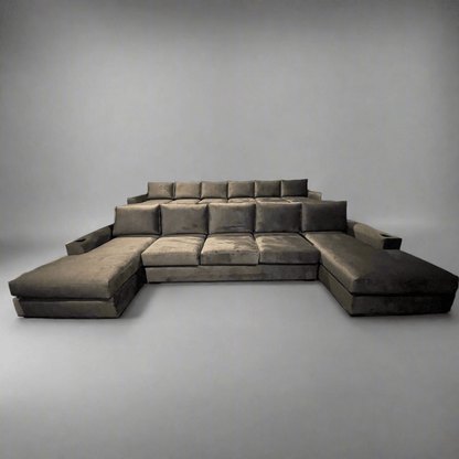 Larkham 5 seater dual chaise lounge - Leisure Lounges