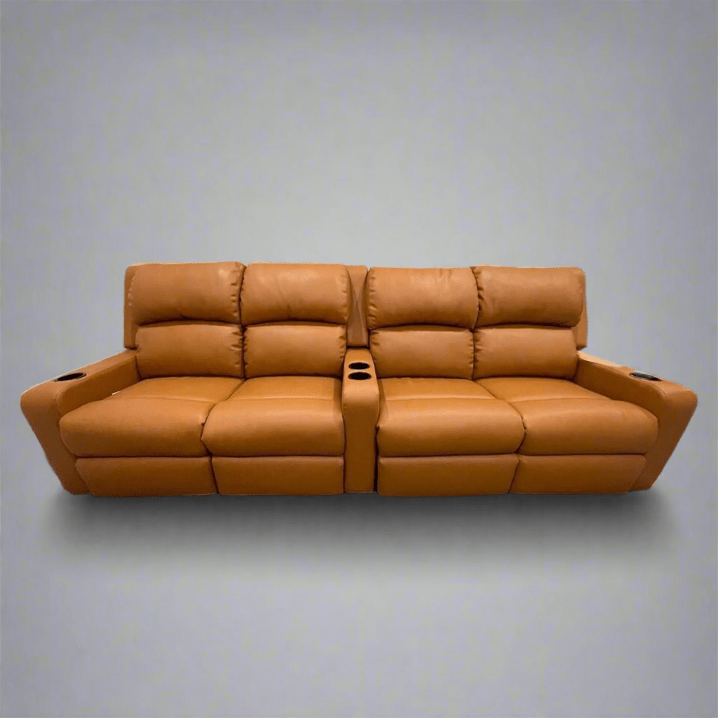 Lima leather manual recliners x 4 package - Leisure Lounges