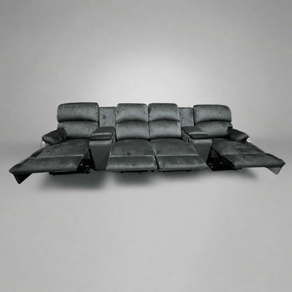Queenslander Electric recliners with dual consoles - Leisure Lounges