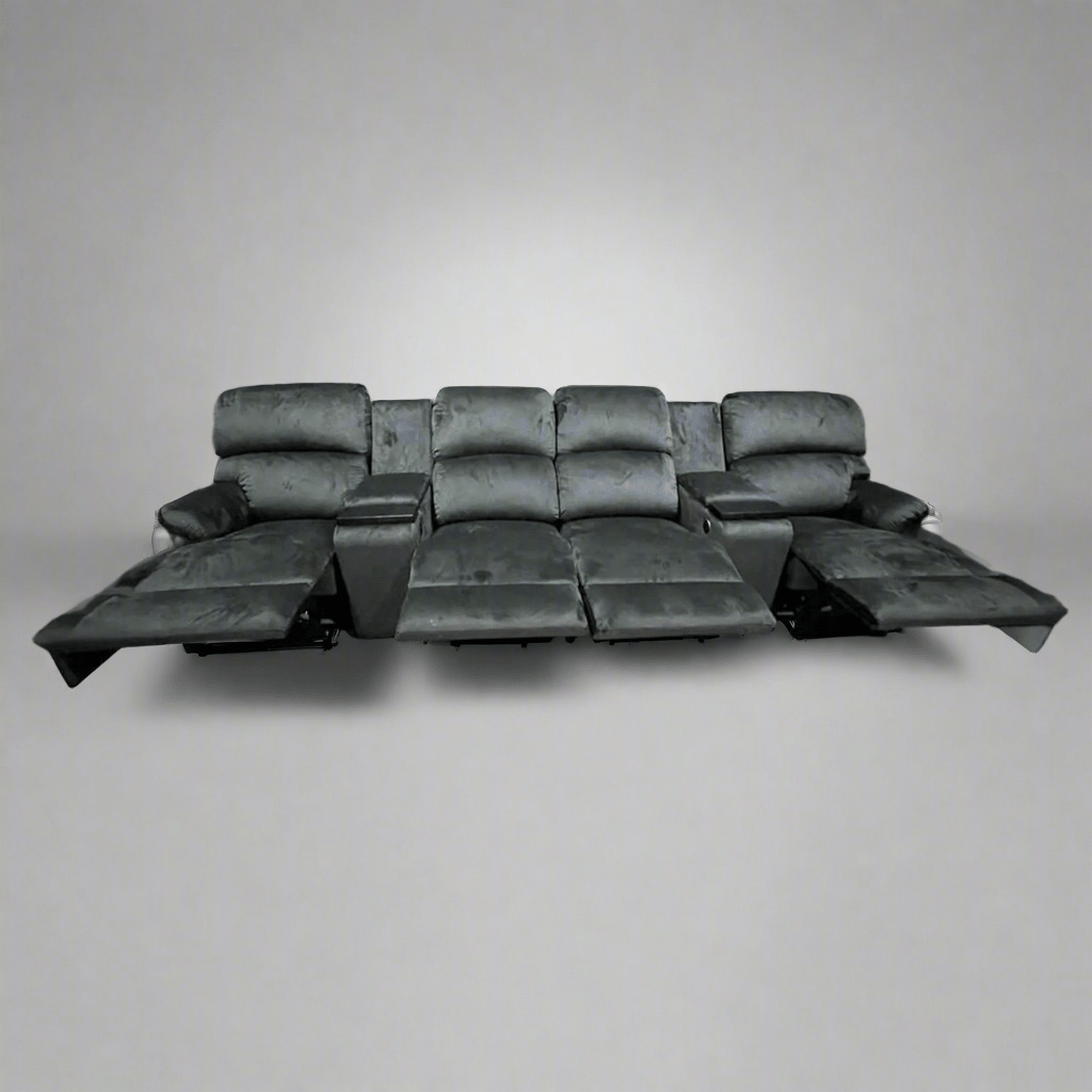 Queenslander Electric recliners with dual consoles - Leisure Lounges