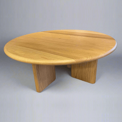 Round Coffee table - Solid American Oak - Leisure Lounges